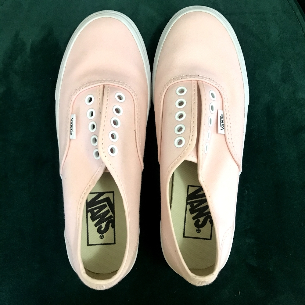 Light pink Vans sneakers 5.5